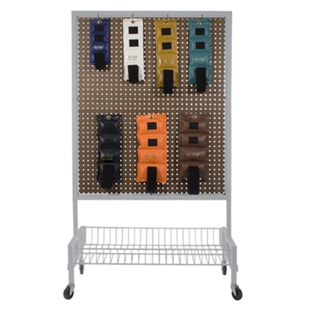 Fabrication Enterprises Fabrication Enterprises 10-0251 The Original Cuff Ankle and Wrist Weight - 7 Piece Set With Rack 10-0251